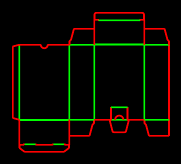 Future Line Stack Box Dielines | Tuck end boxes | becf-108a27
