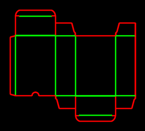 Dielines | Tuck end boxes | becf-1071a