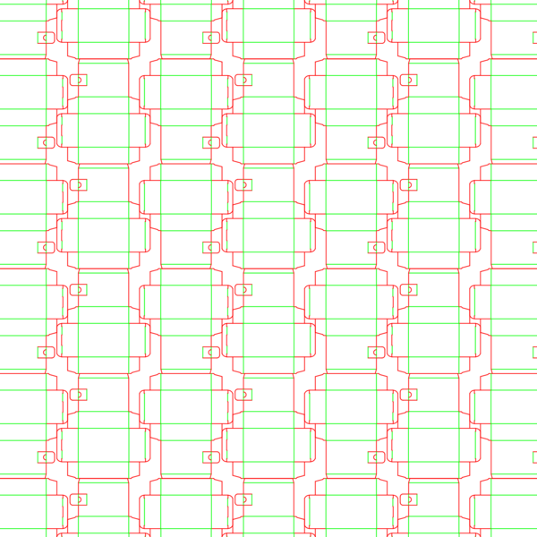 die cut templates - nesting