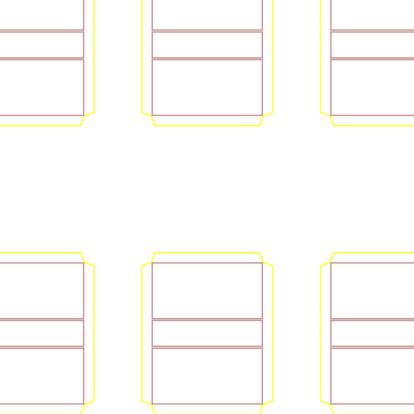 die cut templates - nesting