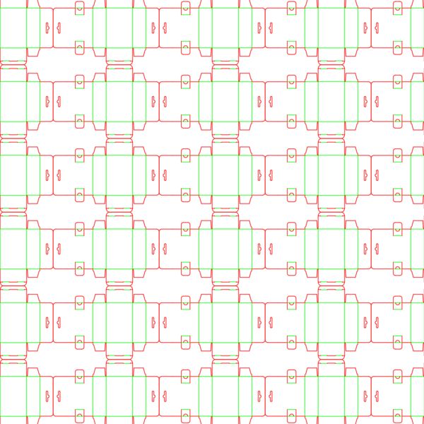 die cut templates - nesting