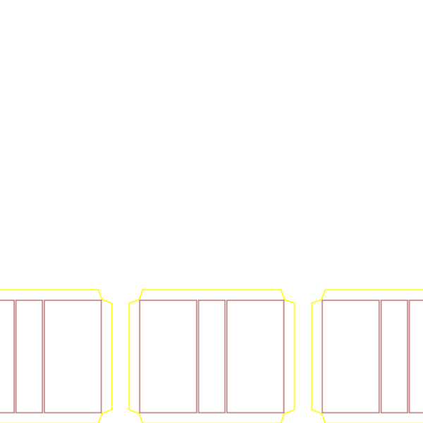 die cut templates - nesting