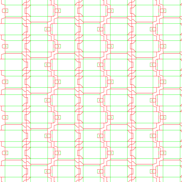die cut templates - nesting