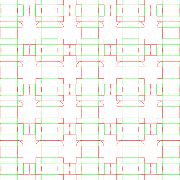 die cut templates - nesting