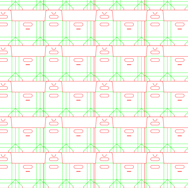 die cut templates - nesting