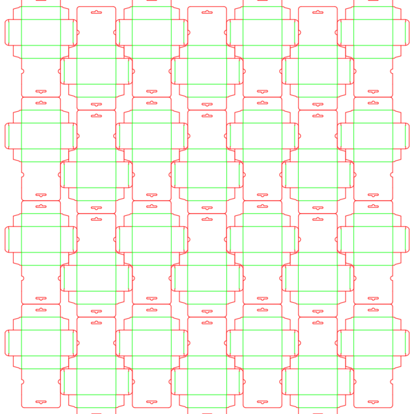 die cut templates - nesting