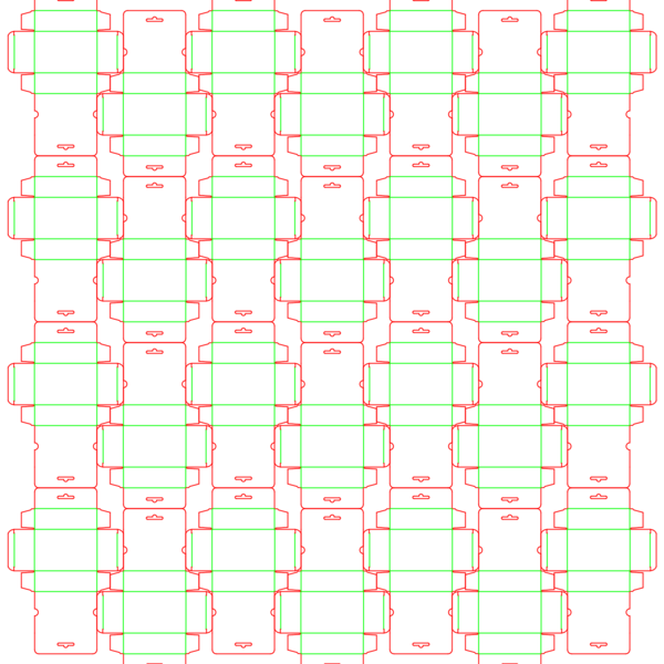 die cut templates - nesting