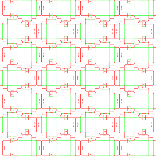 die cut templates - nesting