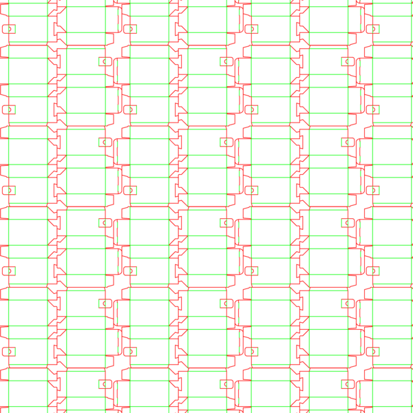 die cut templates - nesting