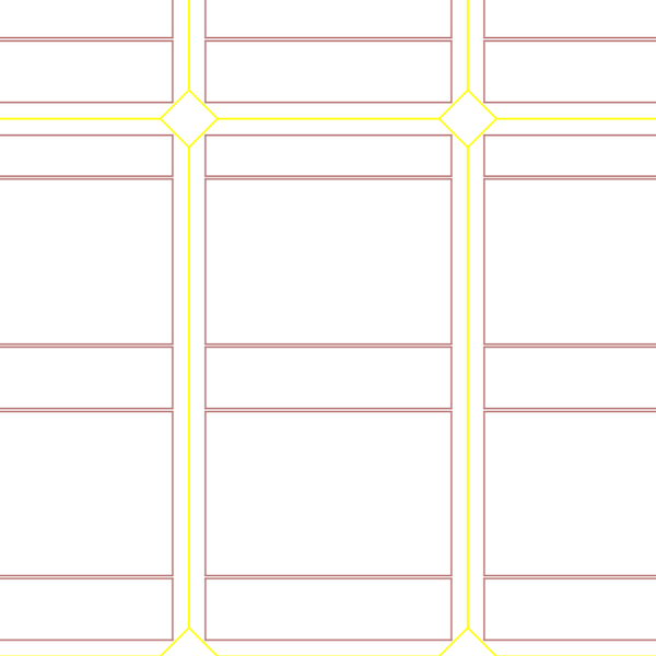 die cut templates - nesting