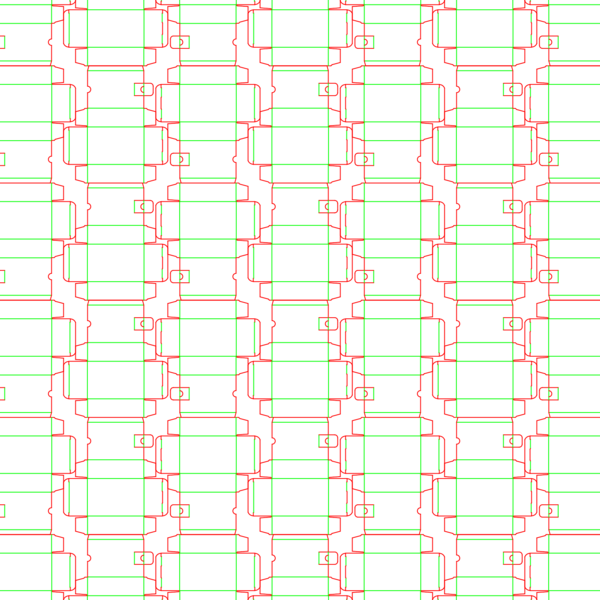 die cut templates - nesting