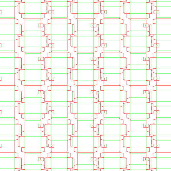 die cut templates - nesting