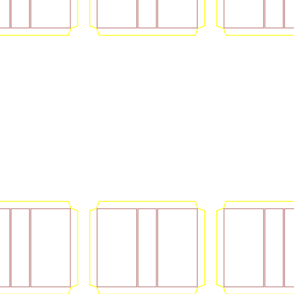 die cut templates - nesting