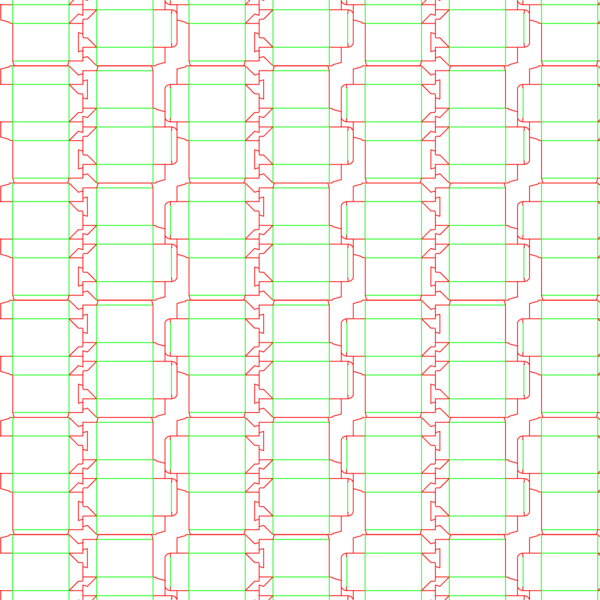 die cut templates - nesting