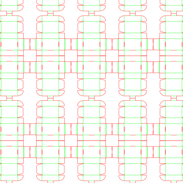 die cut templates - nesting