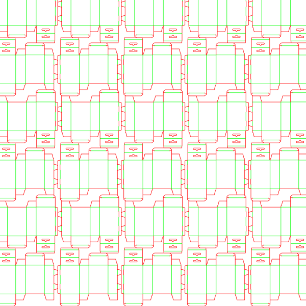 die cut templates - nesting