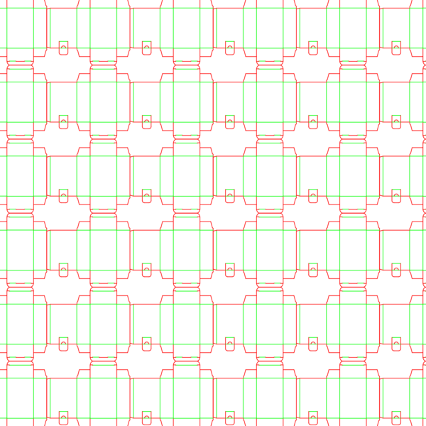 die cut templates - nesting