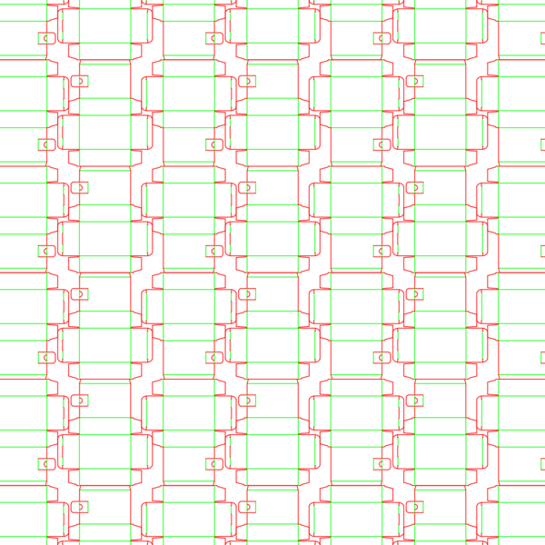 die cut templates - nesting