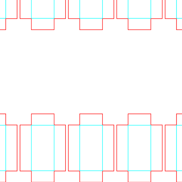 die cut templates - nesting