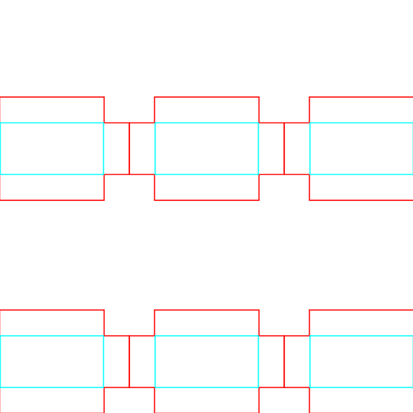 die cut templates - nesting