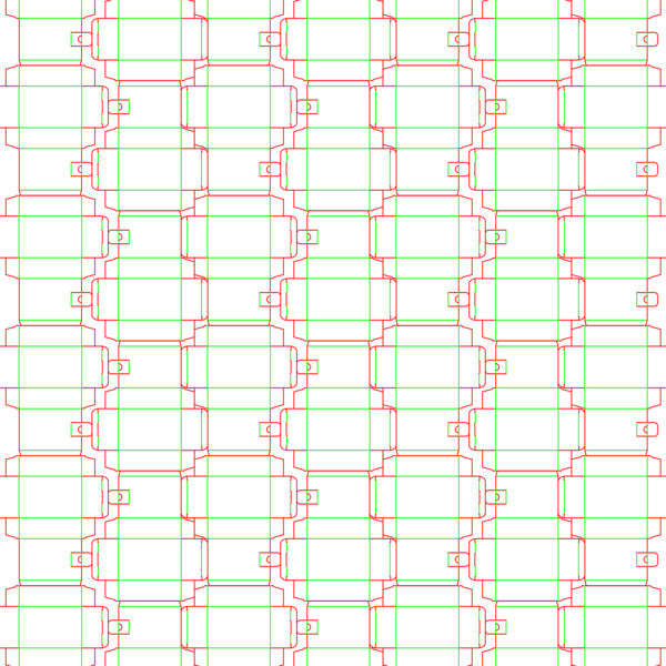 die cut templates - nesting