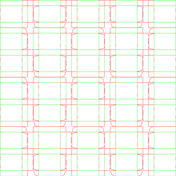die cut templates - nesting