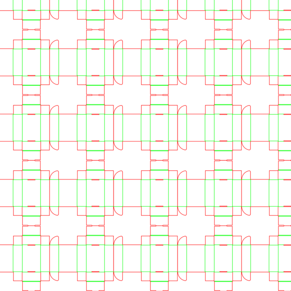 die cut templates - nesting