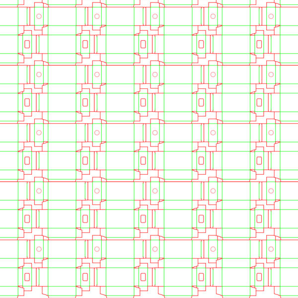 die cut templates - nesting