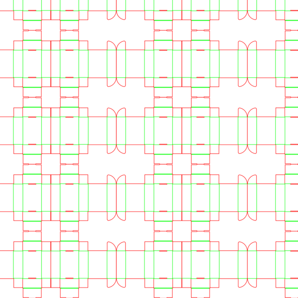 die cut templates - nesting