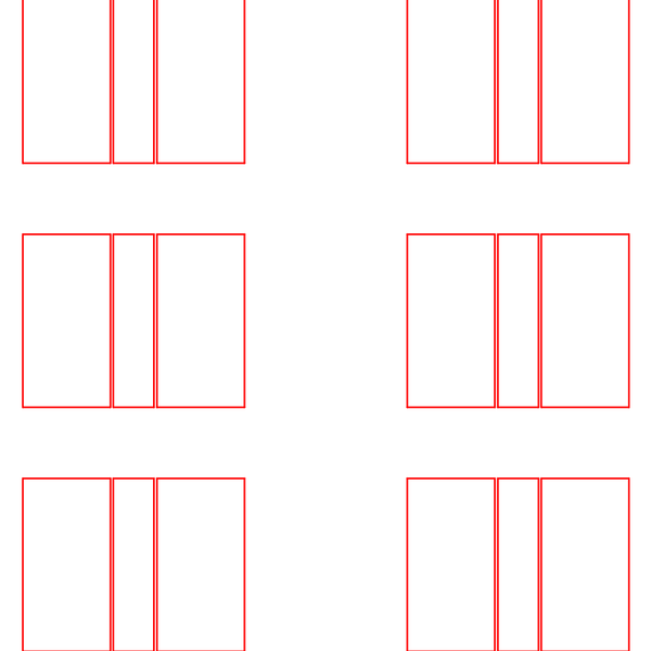 die cut templates - nesting