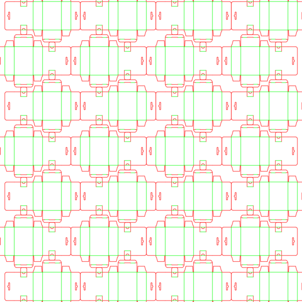 die cut templates - nesting