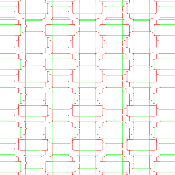 die cut templates - nesting