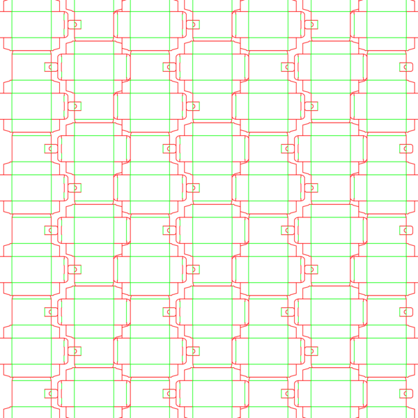 die cut templates - nesting