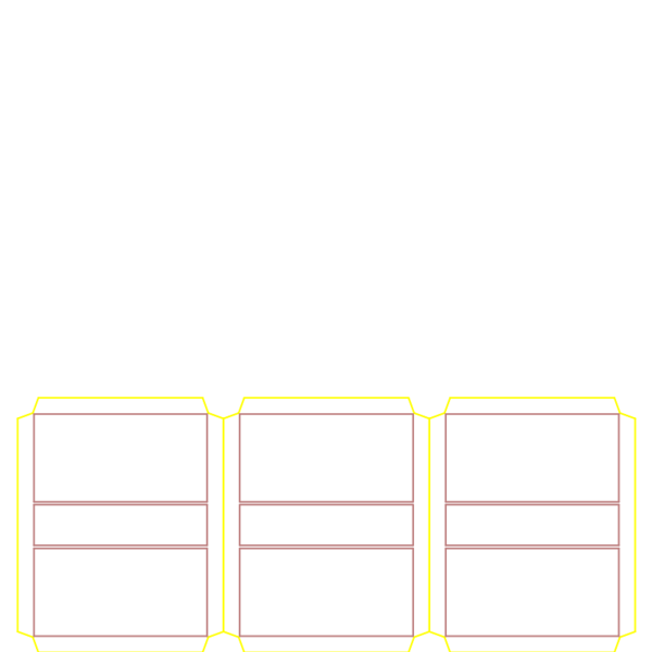 die cut templates - nesting