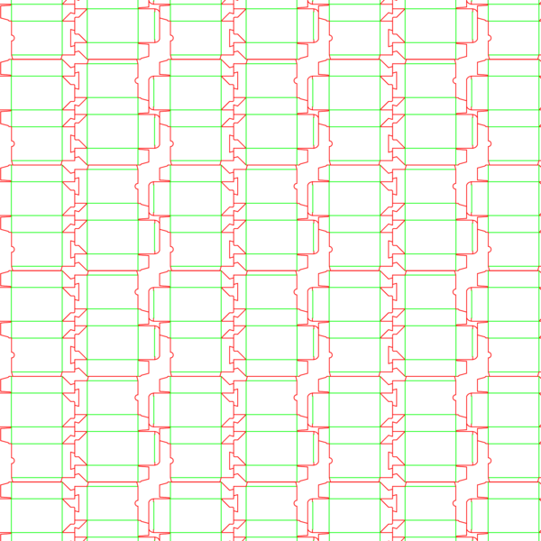 die cut templates - nesting