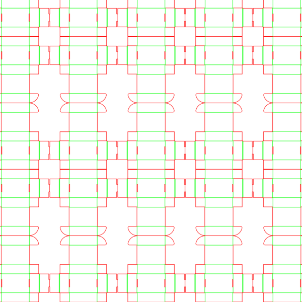 die cut templates - nesting