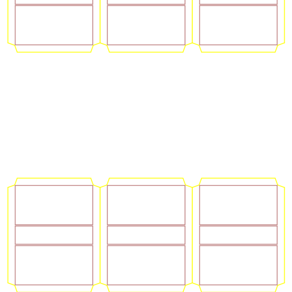 die cut templates - nesting