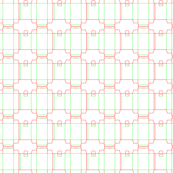 die cut templates - nesting
