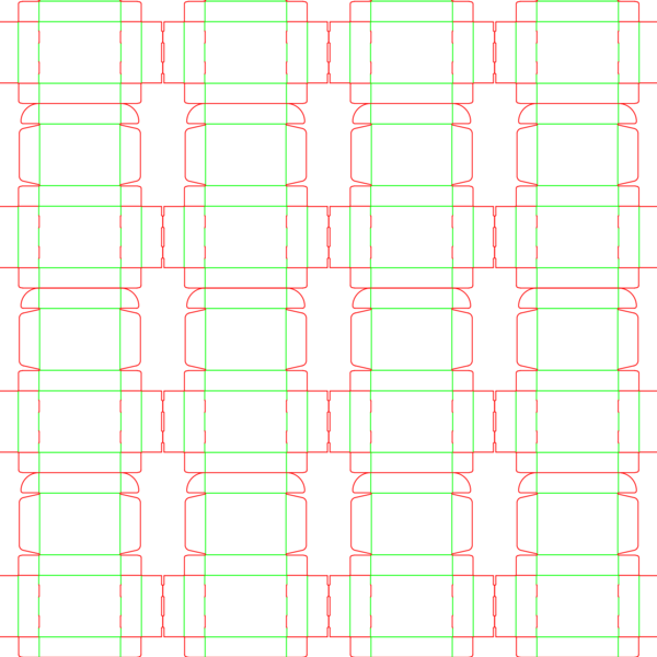 die cut templates - nesting
