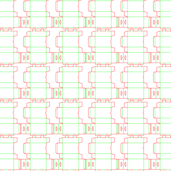 die cut templates - nesting