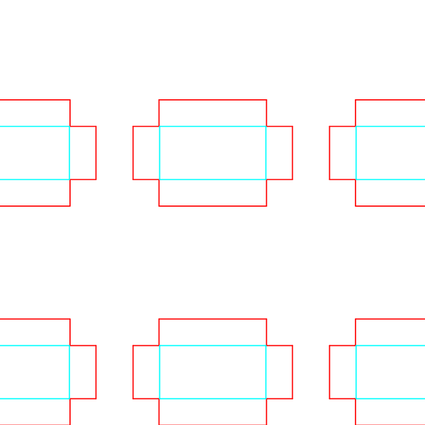 die cut templates - nesting