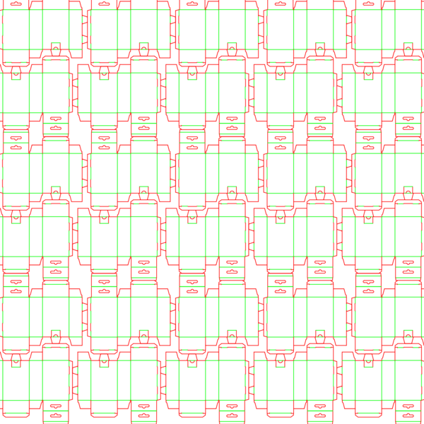 die cut templates - nesting