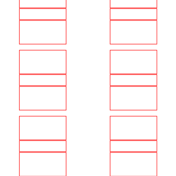 die cut templates - nesting