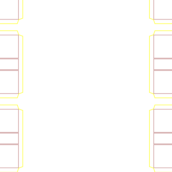 die cut templates - nesting
