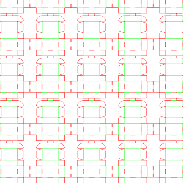 die cut templates - nesting