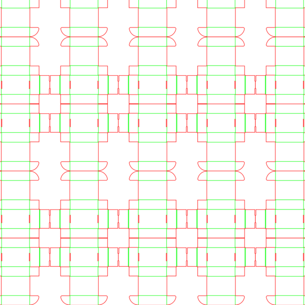 die cut templates - nesting