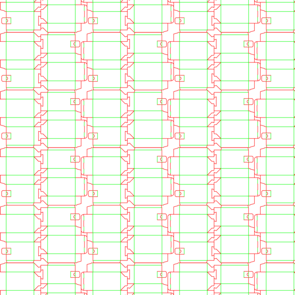 die cut templates - nesting