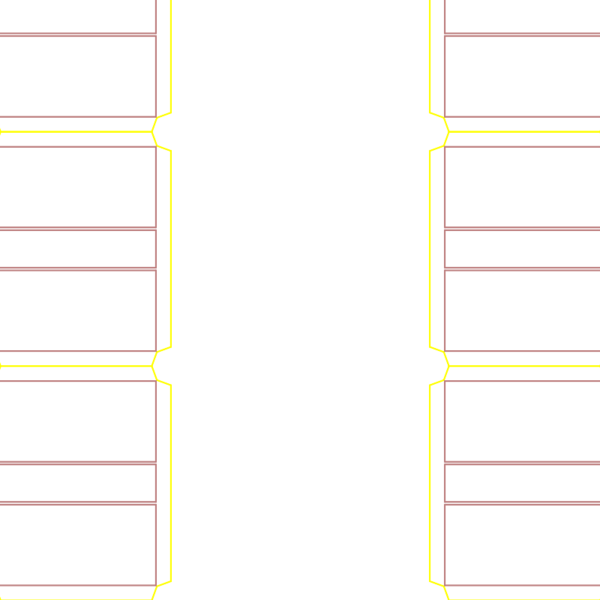 die cut templates - nesting