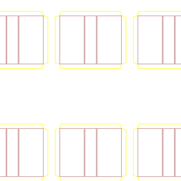 die cut templates - nesting