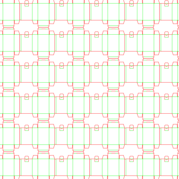 die cut templates - nesting